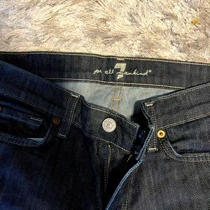 7 For All Makind, skinny jeans, cotton blend, size 27